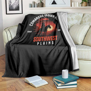 Comanche Native American Indian Chief Respect Throw Blanket TS14 Print Your Wear