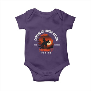 Comanche Native American Indian Chief Respect Baby Onesie TS14 Purple Print Your Wear