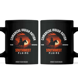 Comanche Native American Indian Chief Respect Coffee Mug TS14 Black Print Your Wear