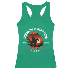 Comanche Native American Indian Chief Respect Racerback Tank Top TS14 Irish Green Print Your Wear