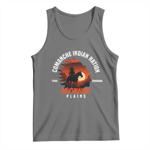 Comanche Native American Indian Chief Respect Tank Top TS14 Black Heather Print Your Wear