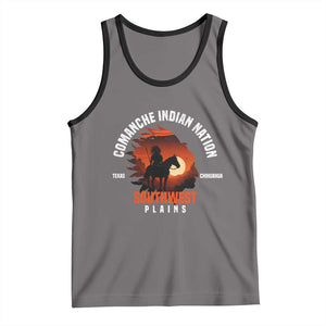Comanche Native American Indian Chief Respect Tank Top TS14 Deep Heather Black Print Your Wear