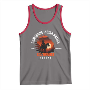 Comanche Native American Indian Chief Respect Tank Top TS14 Deep Heather Red Print Your Wear