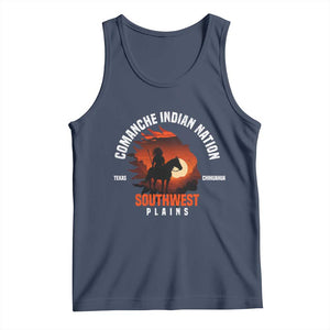 Comanche Native American Indian Chief Respect Tank Top TS14 Navy Print Your Wear