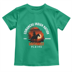 Comanche Native American Indian Chief Respect Toddler T Shirt TS14 Irish Green Print Your Wear