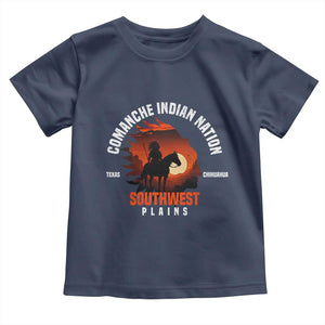 Comanche Native American Indian Chief Respect Toddler T Shirt TS14 Navy Print Your Wear