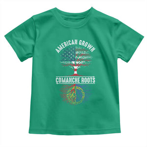 Distressed Tree Toddler T Shirt American Grown with Comanche Roots TS14 Irish Green Print Your Wear
