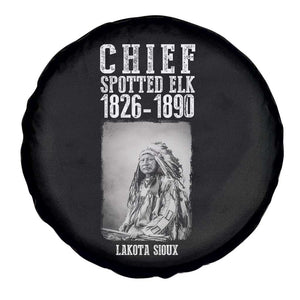 Native American Indian Chief Spare Tire Cover Lakota Sioux Chief Spotted Elk TS14 Print Your Wear
