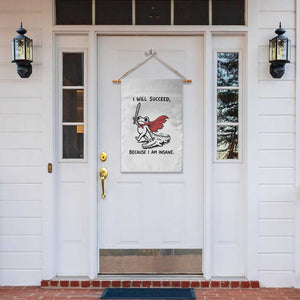 I Will Succeed Because I Am Insane Garden Flag Funny Frog Sarcastic Humor