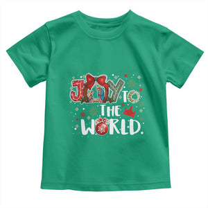 Nativity Scene Christmas Toddler T Shirt Joy To The World TS14 Irish Green Print Your Wear