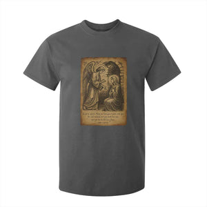 Virgin Mary T Shirt For Kid Angel Gabriel Luke 1:30 Christian TS14 Dark Heather Print Your Wear