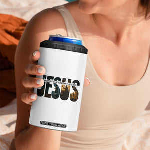 Jesus Christian Bible 4 in 1 Can Cooler Tumbler The Way The Truth The Life TS14 Print Your Wear