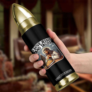 Funny Jesus Christian Christmas Bullet Tumbler I Love Jesus And Tacos TS14 Print Your Wear