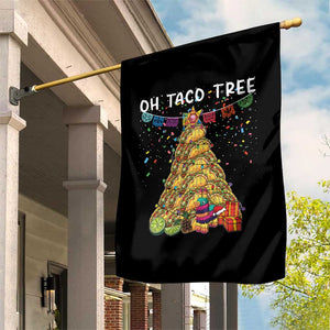 Taco Christmas Tree Garden Flag Funny Xmas Foodie Mexican TS14 Print Your Wear