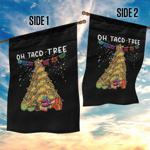 Taco Christmas Tree Garden Flag Funny Xmas Foodie Mexican TS14 Print Your Wear