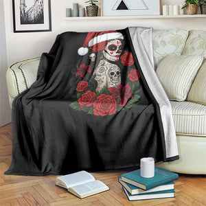 Dia De Los Muertos Mexican Christmas Throw Blanket Day of the Dead Sugar Skull Women TS14 Print Your Wear
