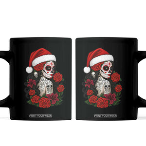 Dia De Los Muertos Mexican Christmas Coffee Mug Day of the Dead Sugar Skull Women TS14 Black Print Your Wear