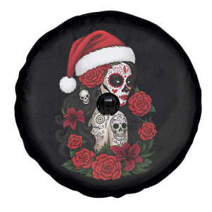 Dia De Los Muertos Mexican Christmas Spare Tire Cover Day of the Dead Sugar Skull Women TS14 Print Your Wear