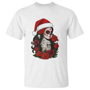 Dia De Los Muertos Mexican Christmas T Shirt Day of the Dead Sugar Skull Women TS14 White Print Your Wear