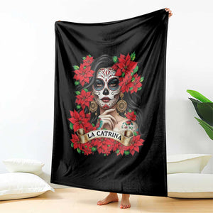 Dia De Los Muertos Mexican Throw Blanket Day of the Dead Sugar Skull Women TS14 Print Your Wear