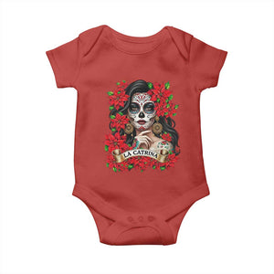 Dia De Los Muertos Mexican Baby Onesie Day of the Dead Sugar Skull Women TS14 Red Print Your Wear