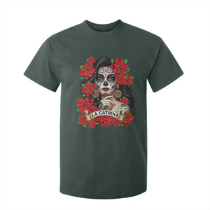 Dia De Los Muertos Mexican T Shirt For Kid Day of the Dead Sugar Skull Women TS14 Dark Forest Green Print Your Wear