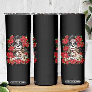 Dia De Los Muertos Mexican Skinny Tumbler Day of the Dead Sugar Skull Women TS14 Print Your Wear