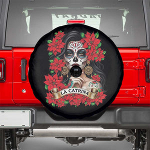 Dia De Los Muertos Mexican Spare Tire Cover Day of the Dead Sugar Skull Women TS14 Black Print Your Wear