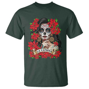 Dia De Los Muertos Mexican T Shirt Day of the Dead Sugar Skull Women TS14 Dark Forest Green Print Your Wear