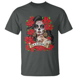 Dia De Los Muertos Mexican T Shirt Day of the Dead Sugar Skull Women TS14 Dark Heather Print Your Wear