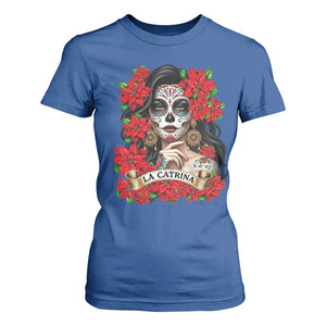 Dia De Los Muertos Mexican T Shirt For Women Day of the Dead Sugar Skull Women TS14 Royal Blue Print Your Wear