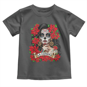 Dia De Los Muertos Mexican Toddler T Shirt Day of the Dead Sugar Skull Women TS14 Dark Heather Print Your Wear