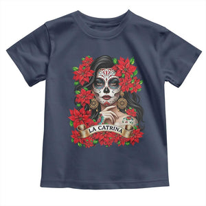 Dia De Los Muertos Mexican Toddler T Shirt Day of the Dead Sugar Skull Women TS14 Navy Print Your Wear