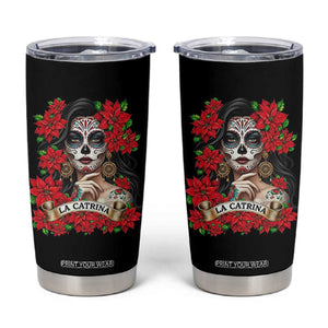 Dia De Los Muertos Mexican Tumbler Cup Day of the Dead Sugar Skull Women TS14 Black Print Your Wear