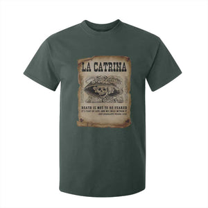 Day Of The Dead T Shirt For Kid La Calavera Garbancera TS14 Dark Forest Green Print Your Wear