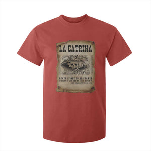 Day Of The Dead T Shirt For Kid La Calavera Garbancera TS14 Red Print Your Wear