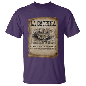 Day Of The Dead T Shirt La Calavera Garbancera TS14 Purple Print Your Wear