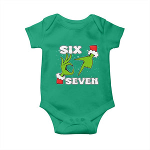 67 Six Seven Christmas Meme Baby Onesie Funny Elf Hands TS14 Irish Green Print Your Wear