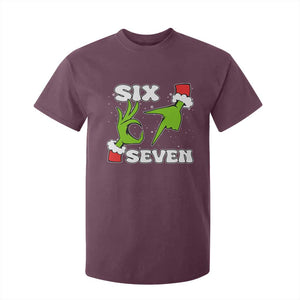67 Six Seven Christmas Meme T Shirt For Kid Funny Elf Hands TS14 Maroon Print Your Wear
