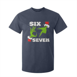 67 Six Seven Christmas Meme T Shirt For Kid Funny Elf Hands TS14 Navy Print Your Wear
