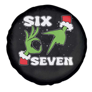 67 Six Seven Christmas Meme Spare Tire Cover Funny Elf Hands TS14 Print Your Wear