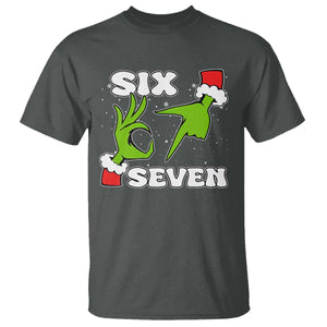 67 Six Seven Christmas Meme T Shirt Funny Elf Hands TS14 Dark Heather Print Your Wear