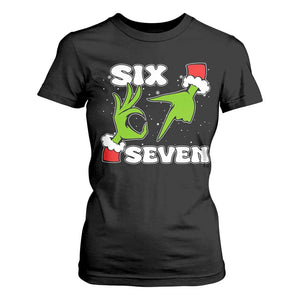 67 Six Seven Christmas Meme T Shirt For Women Funny Elf Hands TS14 Black Print Your Wear