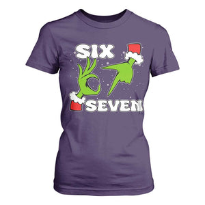 67 Six Seven Christmas Meme T Shirt For Women Funny Elf Hands TS14 Purple Print Your Wear