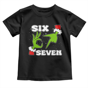 67 Six Seven Christmas Meme Toddler T Shirt Funny Elf Hands TS14 Black Print Your Wear