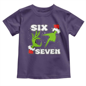 67 Six Seven Christmas Meme Toddler T Shirt Funny Elf Hands TS14 Purple Print Your Wear