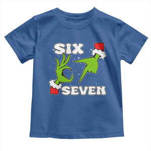 67 Six Seven Christmas Meme Toddler T Shirt Funny Elf Hands TS14 Royal Blue Print Your Wear