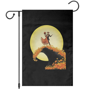 Dia De Los Muertos Garden Flag Skeletons Dancing Mexican TS14 Black Print Your Wear