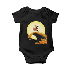 Dia De Los Muertos Baby Onesie Skeletons Dancing Mexican TS14 Black Print Your Wear