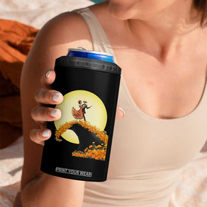 Dia De Los Muertos 4 in 1 Can Cooler Tumbler Skeletons Dancing Mexican TS14 Print Your Wear